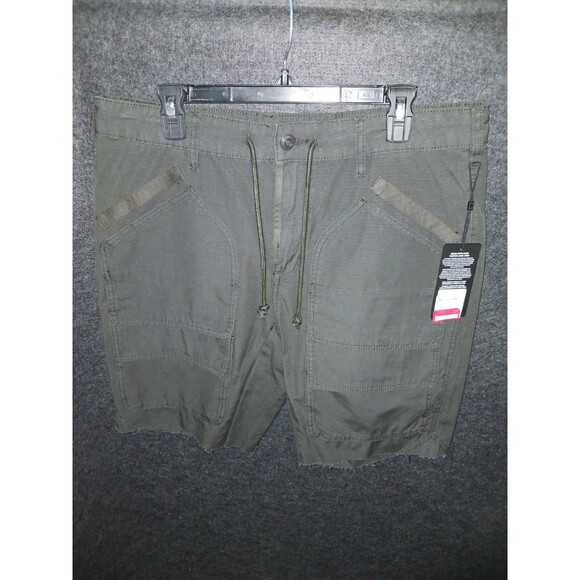 Hudson‎ Los Angeles Men's Cut Off Cargo Fashion Short Shorts Waist Drawstring 32 - Picture 1 of 9